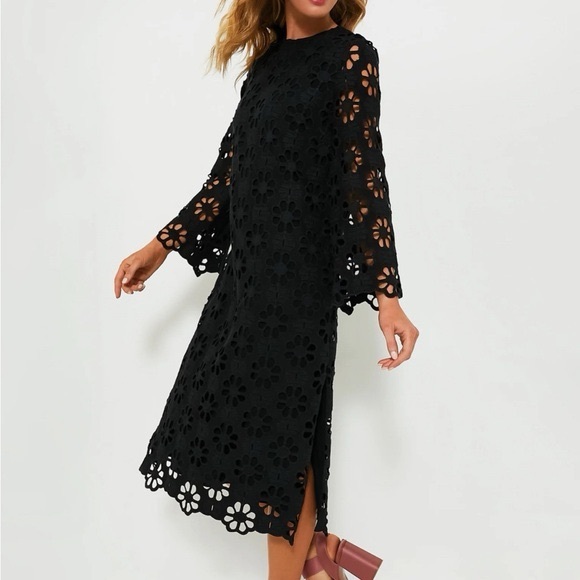 NWT Tuckernuck Noir Eyelet Hutton Dress - Picture 3 of 6